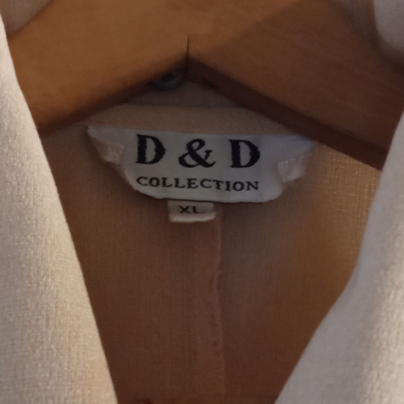 🧡 D&D Linen Blouse & Pant Suit | Matching Set | Peach, Beige | Size XL - Picture 10 of 15